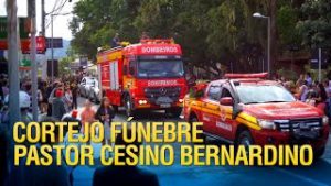 Cobertura do cortejo fúnebre do Pastor Cesino Bernardino