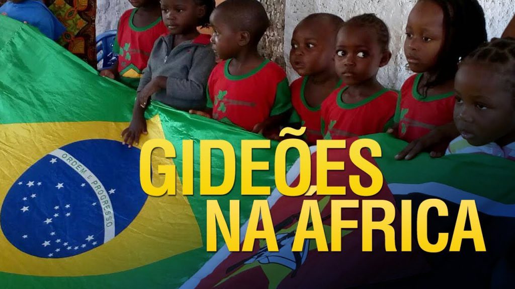 Gideões no evangelismo escolar em Moçambique