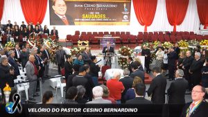 Cerimônia fúnebre do pastor Cesino Bernardino