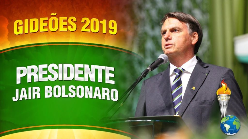 Presidente Jair Bolsonaro nos Gideões 2019