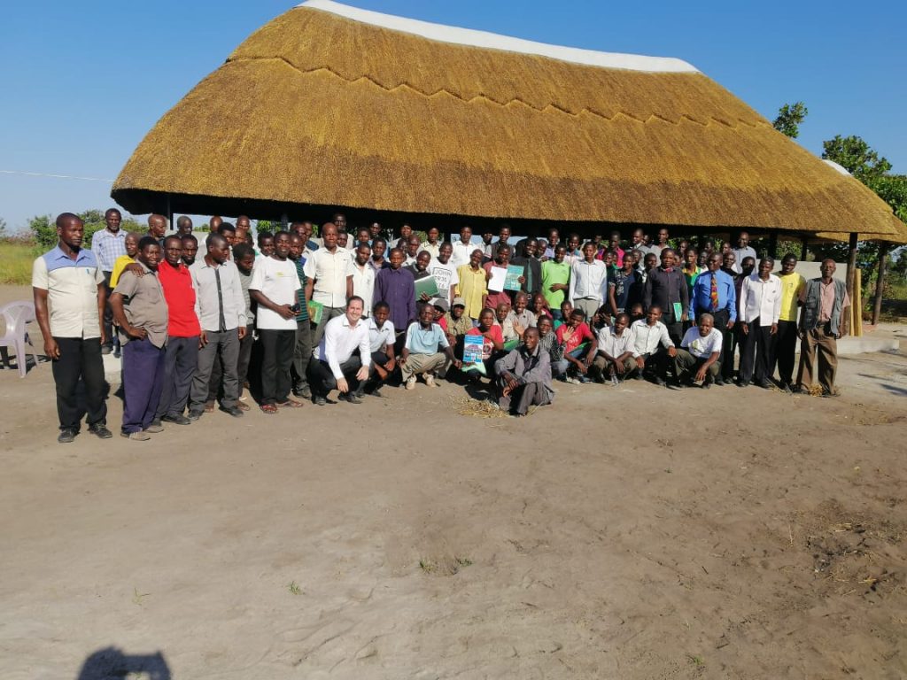 Pré-inauguração da escola bíblica em Moçambique