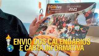 Envio dos calendários e informativo aos contribuintes