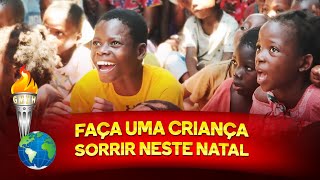 Faça uma criança sorrir neste natal