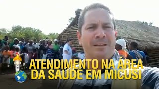 Atendimento na saúde na Aldeia de Micusi