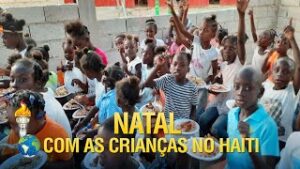 Gideões e o Natal com as crianças no Haiti