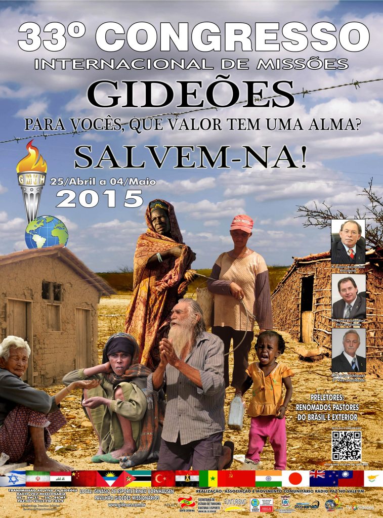 Cartaz do Congresso dos Gideões