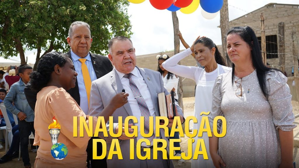 Gideões inaugura uma nova igreja na Colômbia