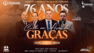 Culto de Ação de Graças 76 Anos AD Camboriú