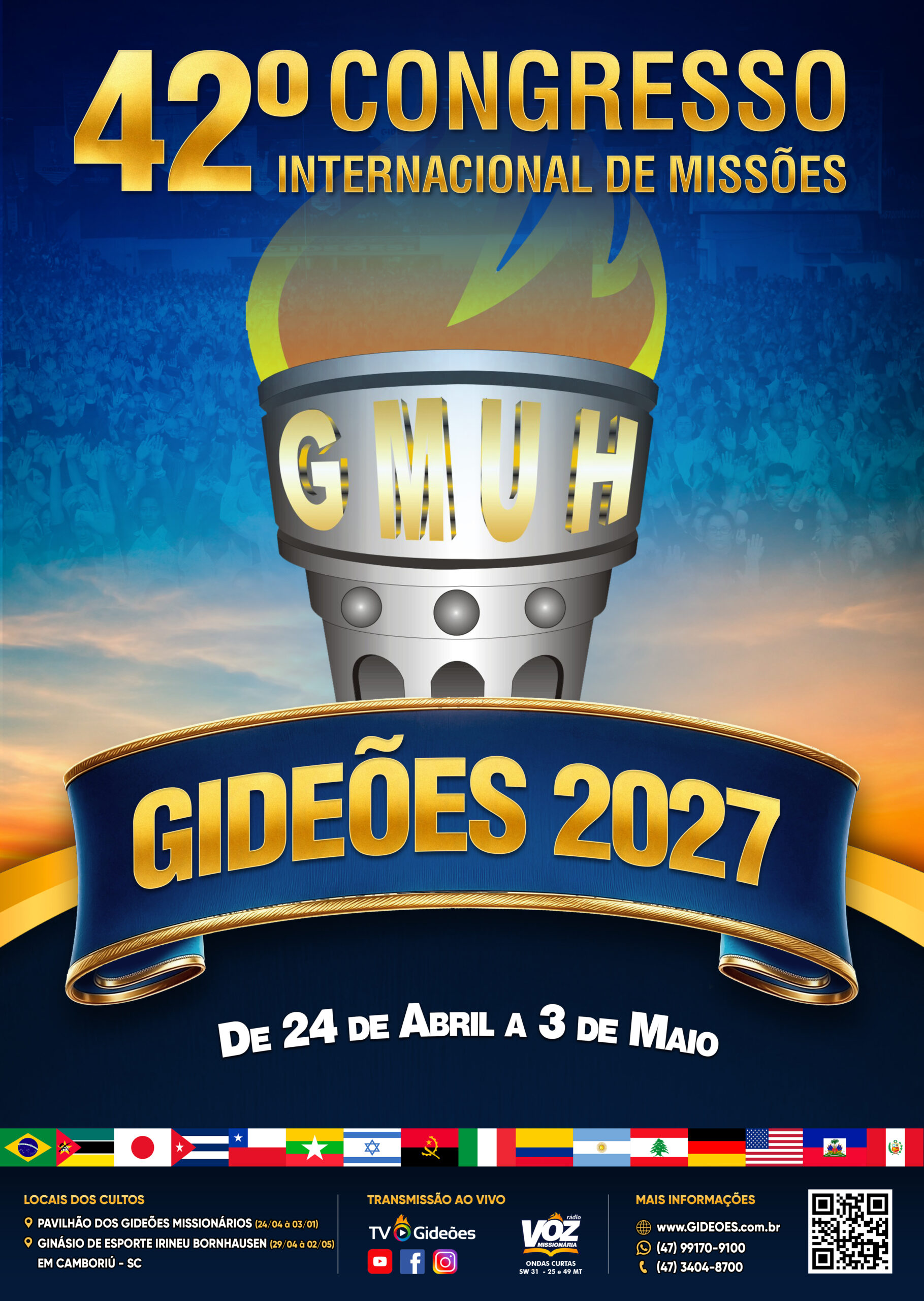 Cartaz Gideões 2027