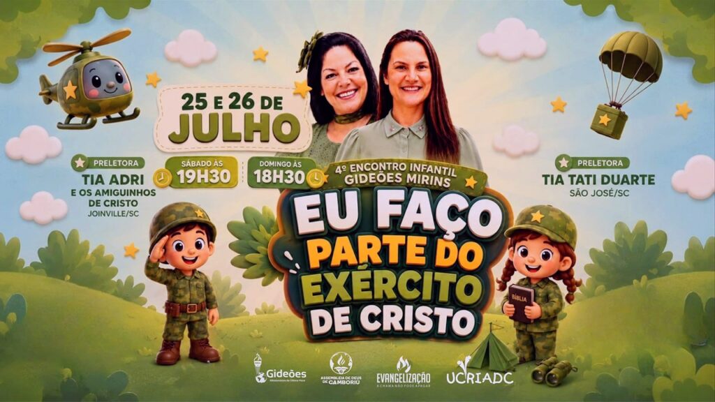 4º ENCONTRO INFANTIL GIDEÕES MIRINS