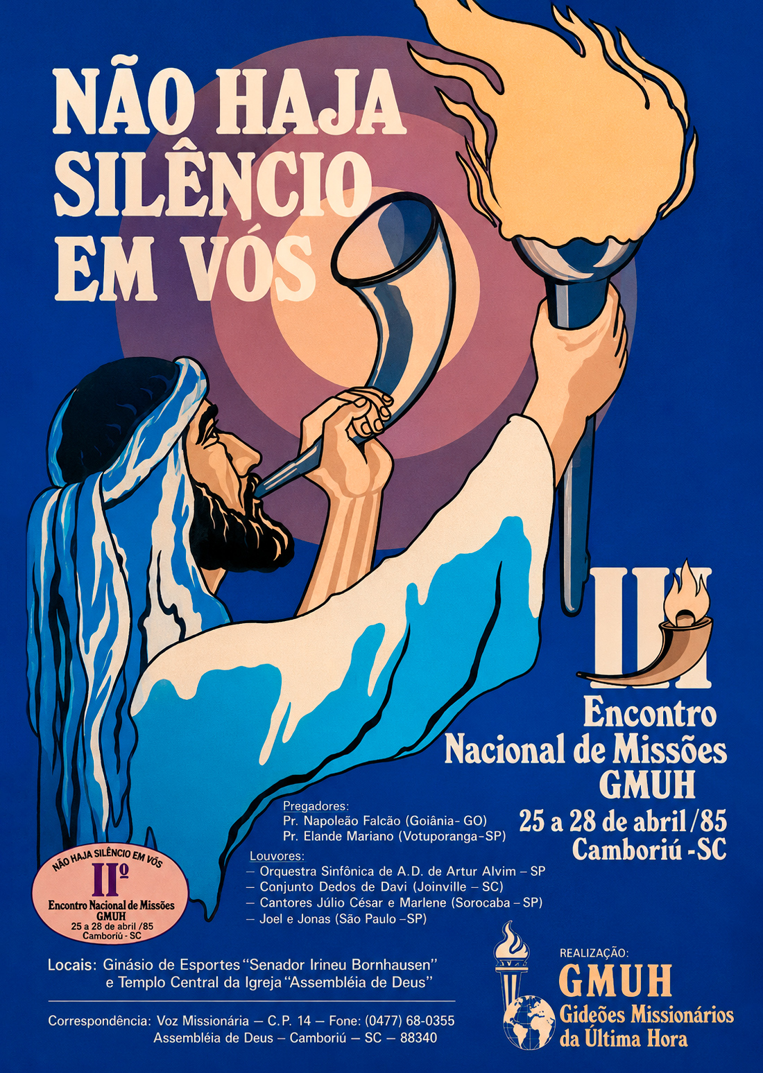 Cartaz Gideões 1985