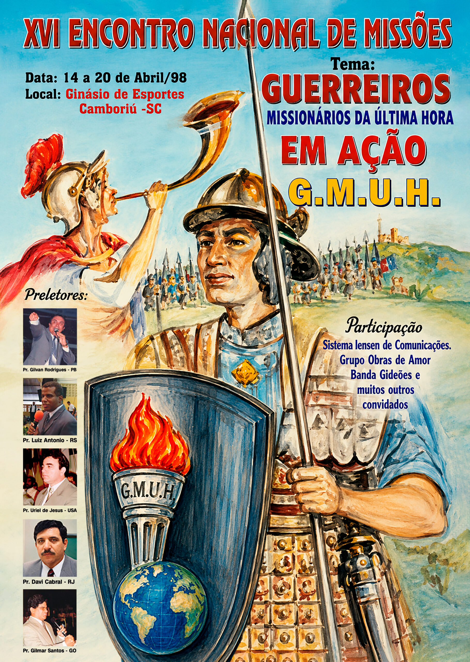 Cartaz Gideões 1998