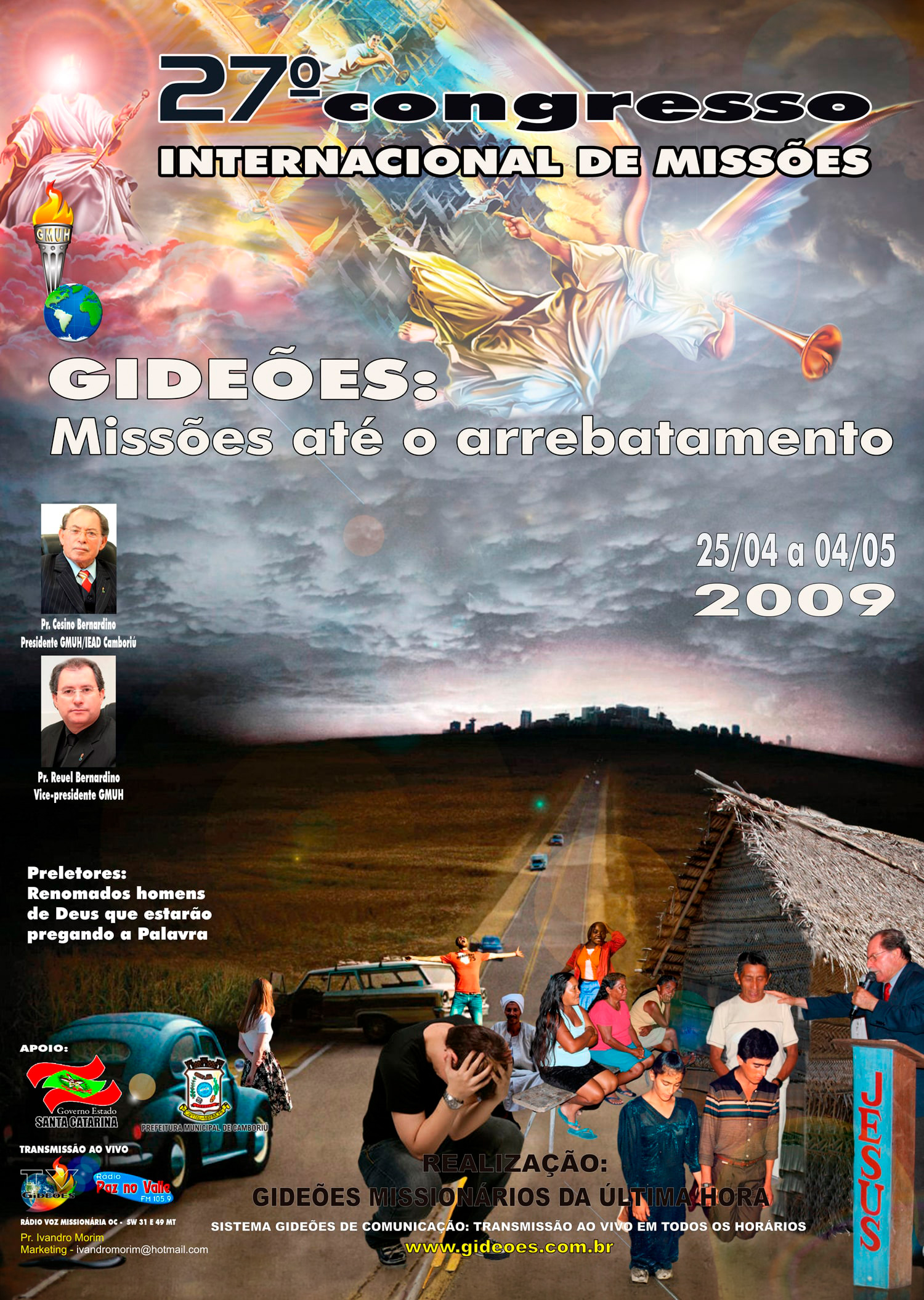 Cartaz Gideões 2009