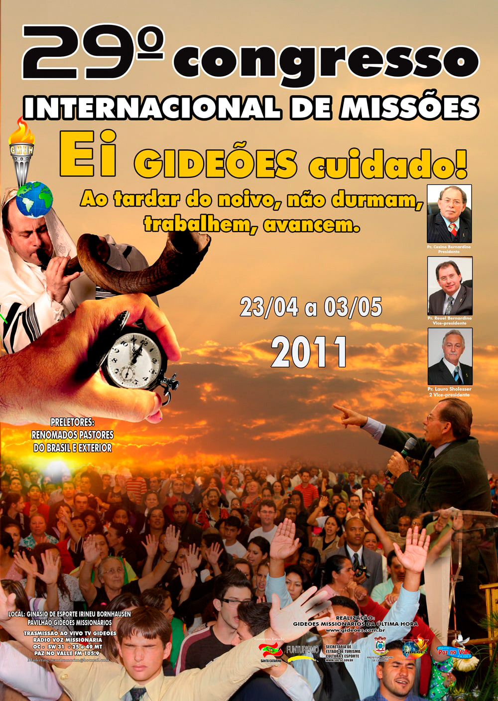 Cartaz Gideões 2011