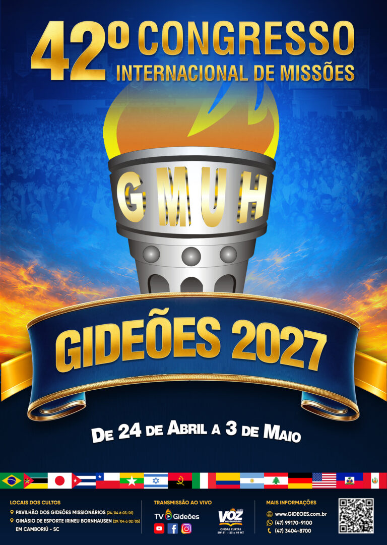 Cartaz do Congresso Gideões 2026